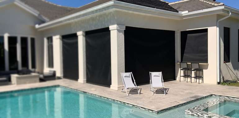 Exterior Screen Shades for Patios, Porches, and Outdoor Living in Florida