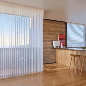 Vertical Shades, Smart Drapes, & Luminettes